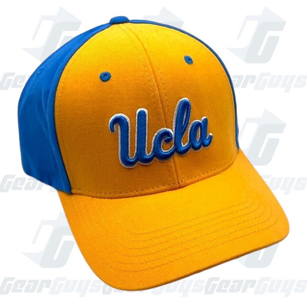 UCLA Bruins Mens Classic Two-Tone Embroidered Snapback Adjustable Cap NWT